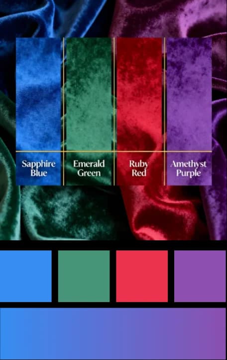 Jewel Tone Highlights